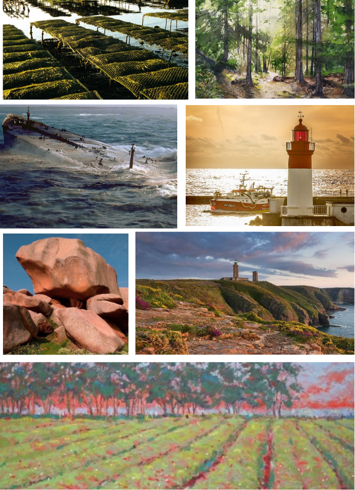 Inspirations des paysages bretons pour notre menu